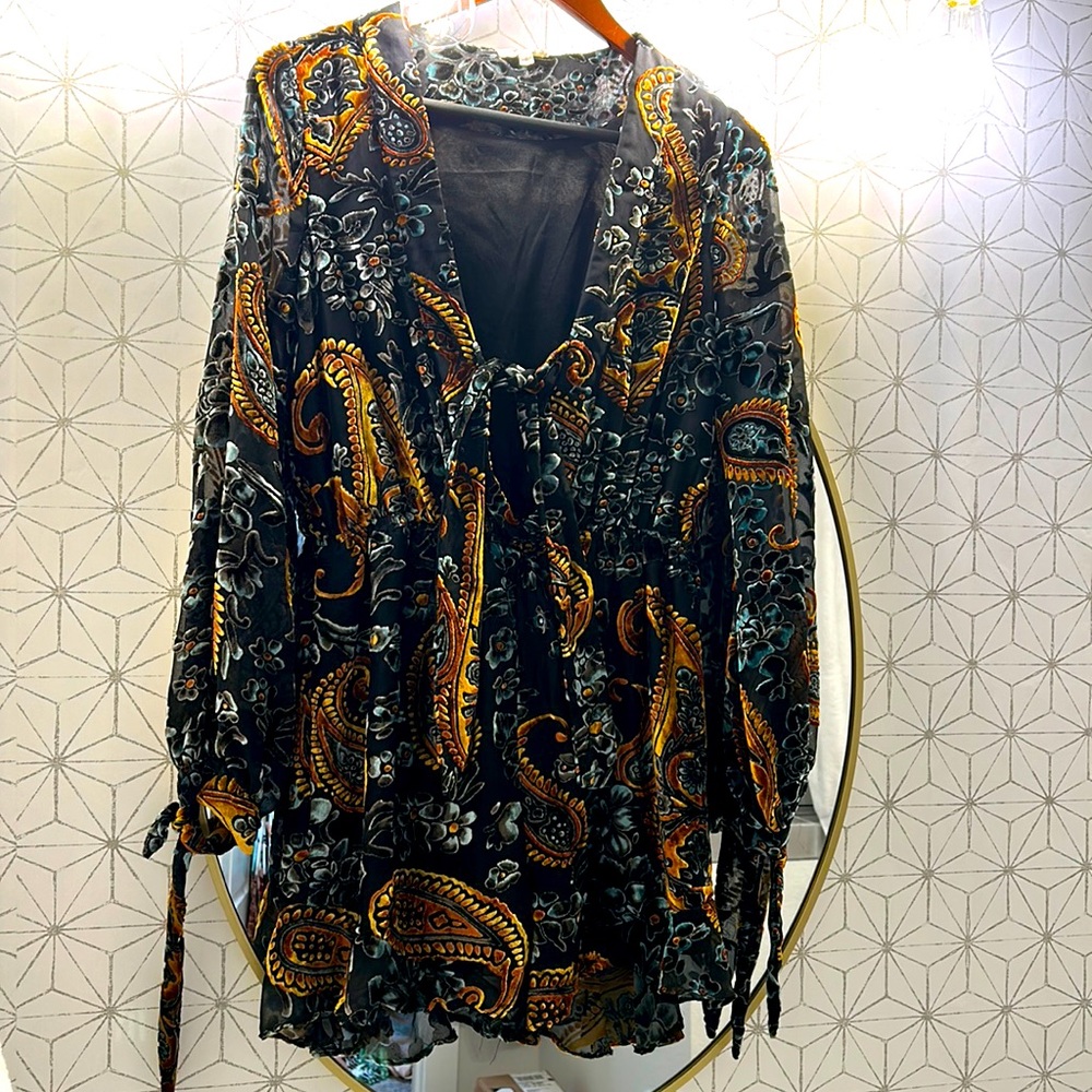 In Loom size small velvet romper